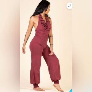 **SOLD**
Aria cuffed Jumpsuit in “Merlot” Brand NEW with tags
